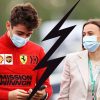 Charles Leclerc and Charlotte Sine, F1