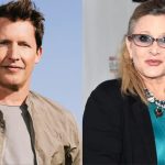 James Blunt and Carrie Fisher