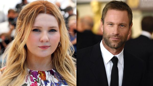 Abigail Breslin and Aaron Eckhart