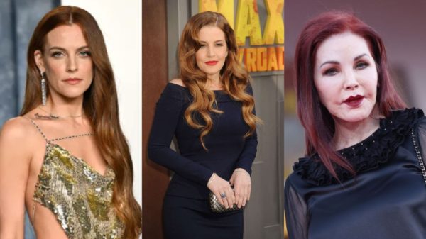 Lisa Marie Presley, Riley Keough and Priscilla Presley