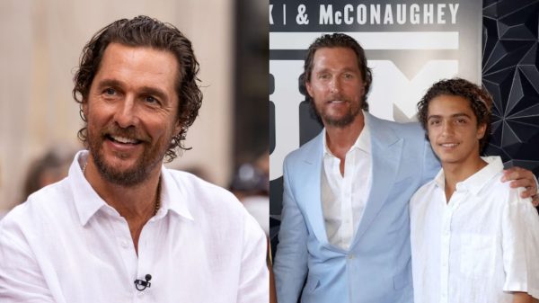 Matthew McConaughey and his Son, Levi