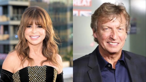 Paula Abdul and Nigel Lythgoe