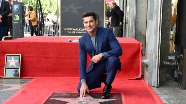 Zac Efron's Hollywood Walk of Fame Honoring