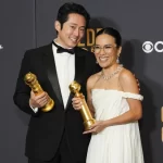 Ali Wong and Steven Yeun