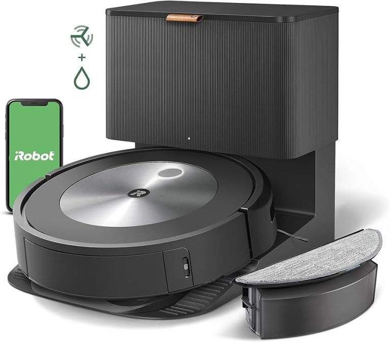 Buy The IRobot Roomba J5 With Self Emptying Feature For Under 500 On   Buy The IRobot Roomba J5 With Self Emptying Feature For Under 500 On Amazon 768x674 