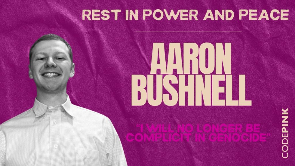 Rest in Peace, Aaron Bushnell - The Artistree