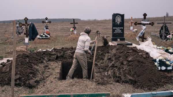 In this Ukrainian village, almost no men are left