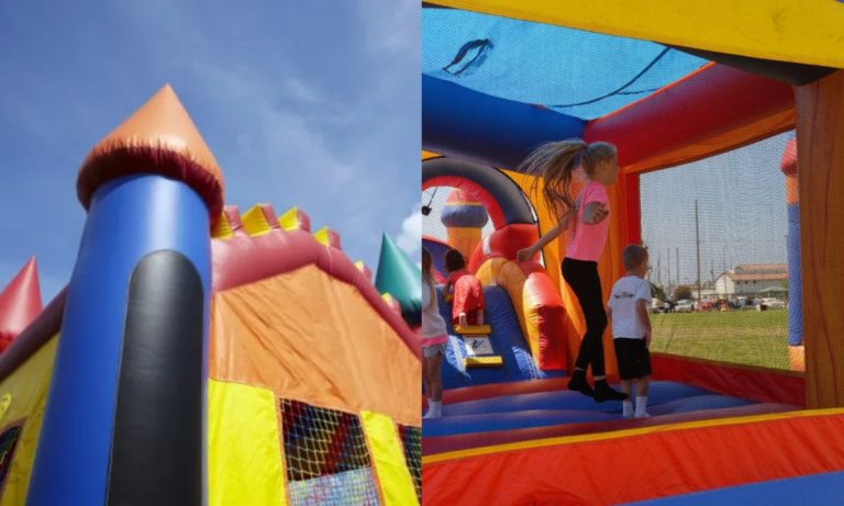 One Child Killed and Another Injured as Wind Sweeps Up Bounce House