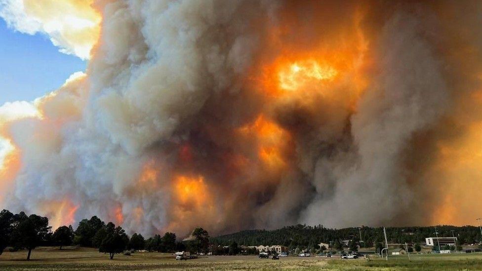 Devastating Wildfires and Flash Floods Ravage Southern New Mexico, Resulting in Two Fatalities and 1,400 Buildings Destroyed