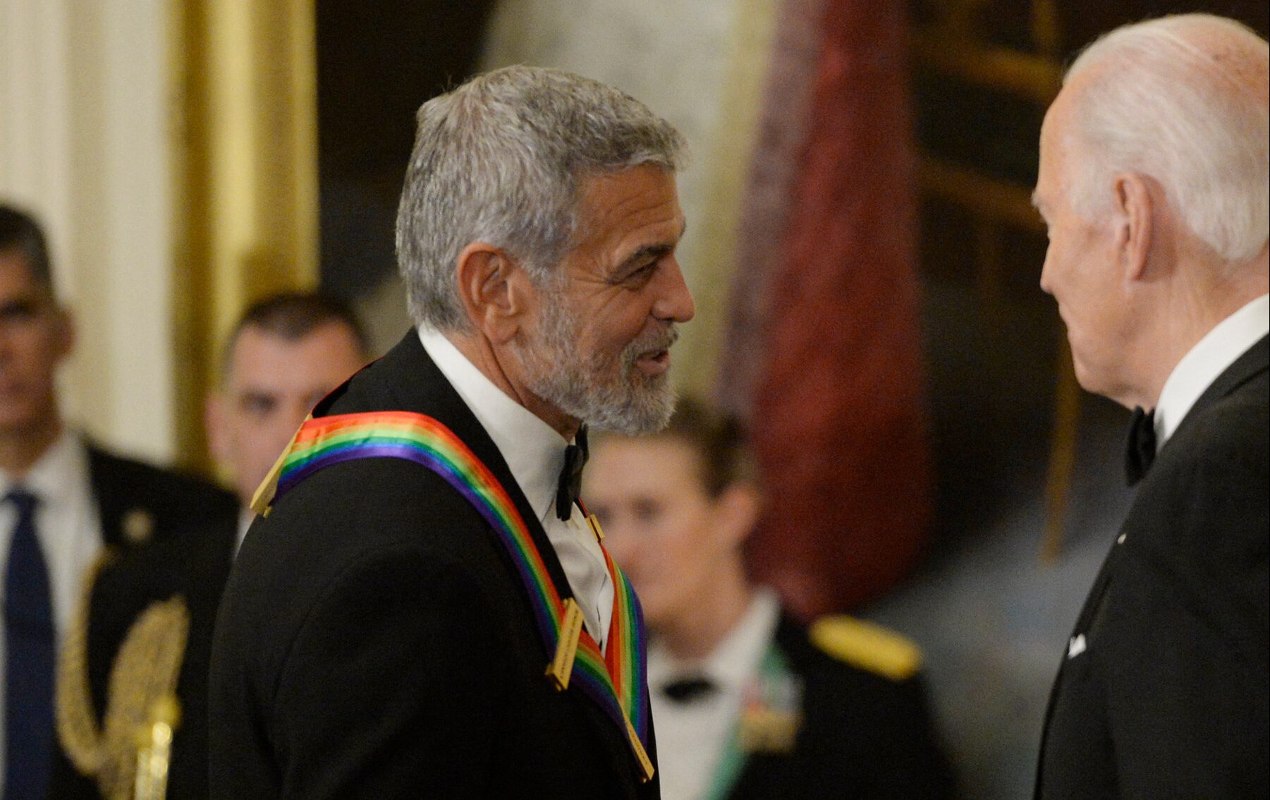 Joe Biden and George Clooney