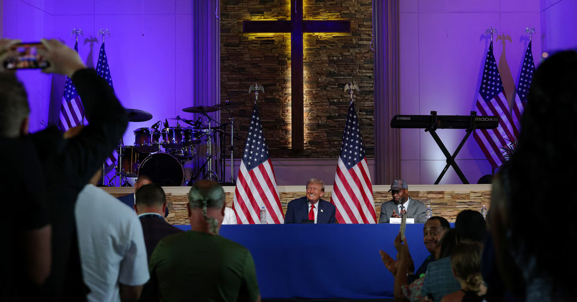 Pastor Thanks Trump for Visiting Church in Detroit; Biden Fundraises in LA