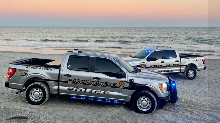 Woman Killed by Police Truck on South Carolina Beach.