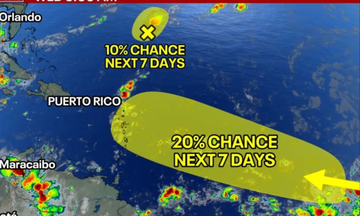 NHC Keeps Watch on Two Tropical Waves in Atlantic and Caribbean, No Major Threats Yet