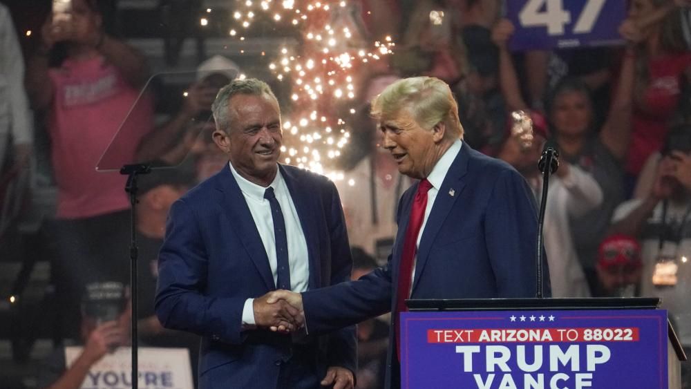 Robert F. Kennedy Jr. and Donald Trump