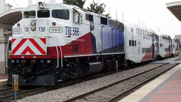 Trinity Express Train Collides with Truck and Trailer in Fort Worth, Texas