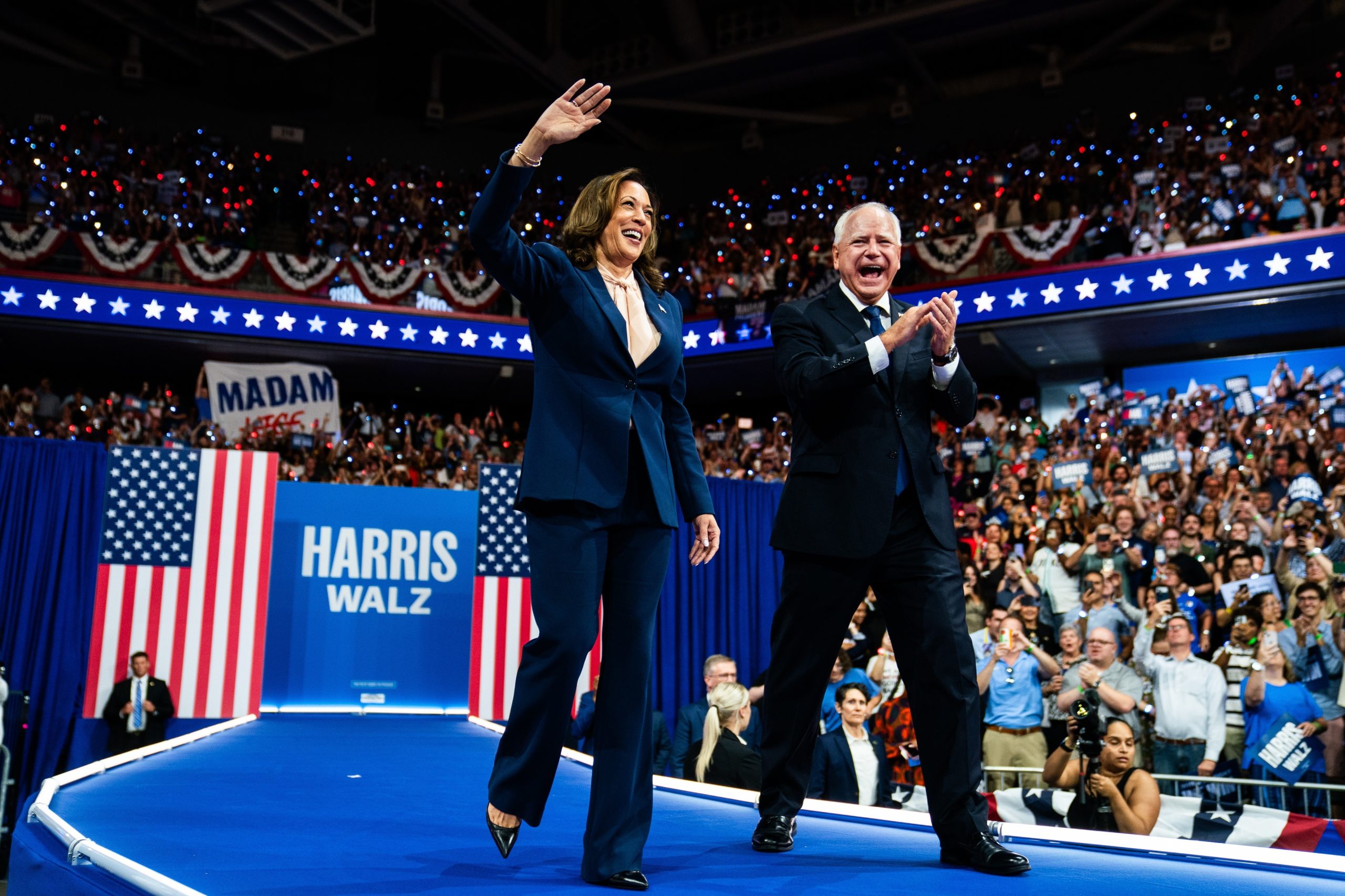 Media Amplifies Harris-Walz Campaign's 'Folksy' Branding Amid Criticism Over Emphasis on Joy