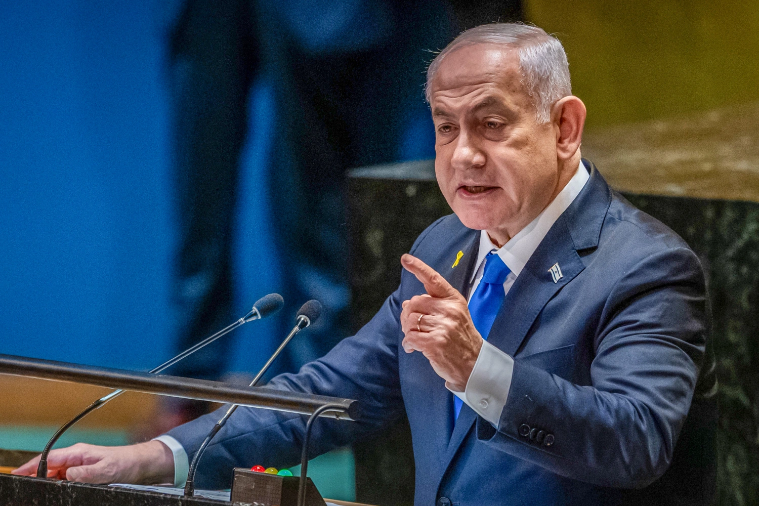 Netanyahu Denounces UN 'Bias' Amid Protests, Defends Israel's Military Actions in Gaza and Lebanon