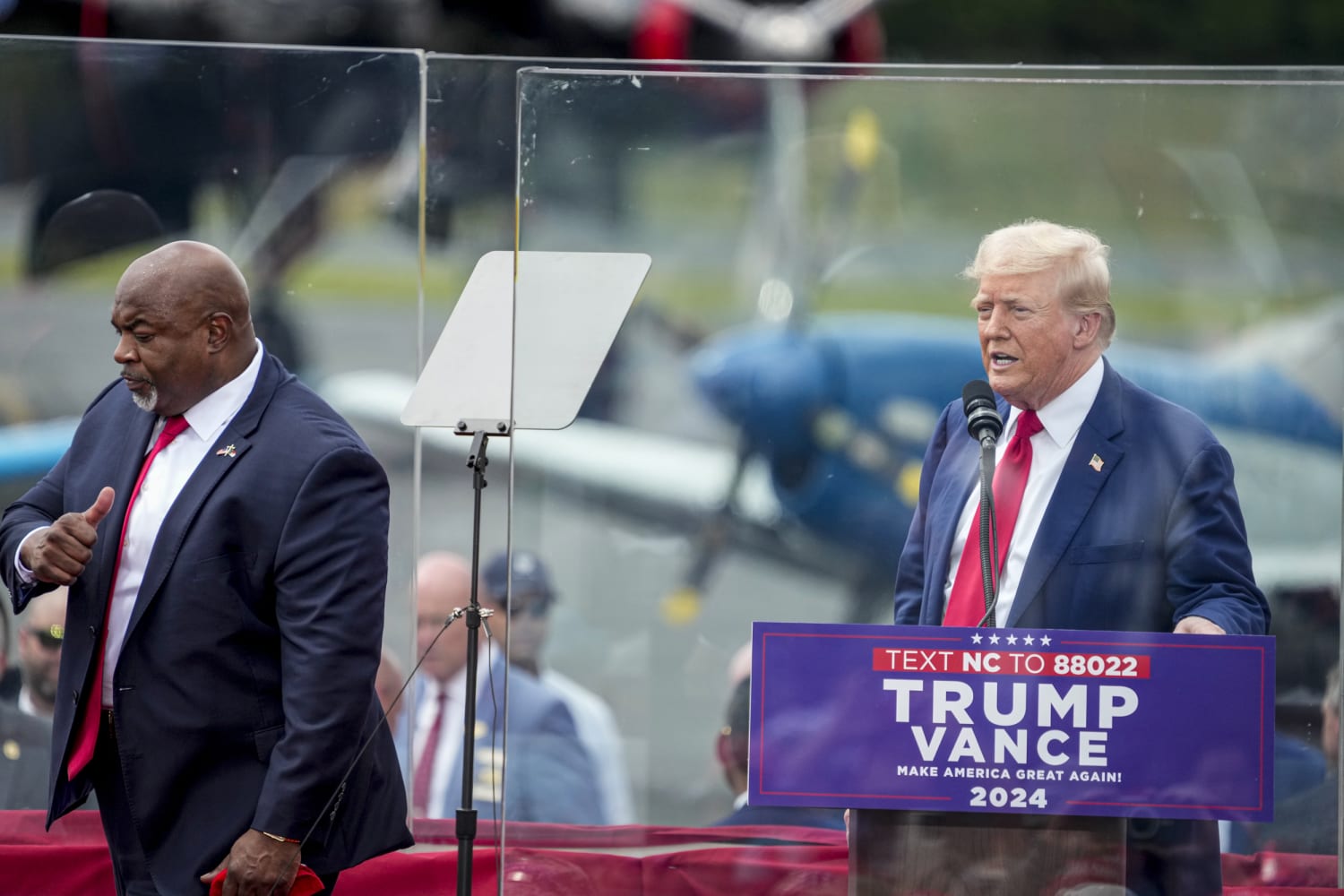 Trump Skips Mention of Mark Robinson at Rally Amid Controversy Surrounding Gubernatorial Candidate