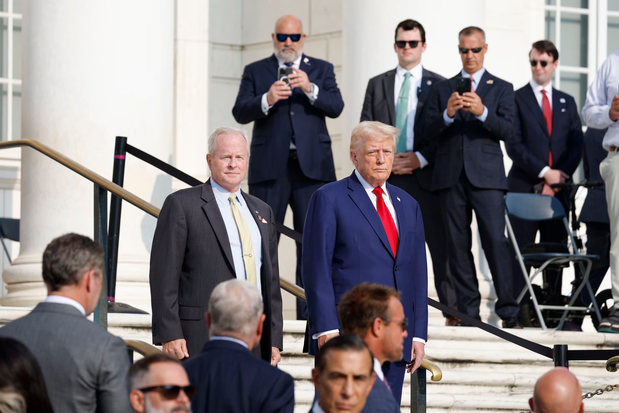 Trump’s Controversial Arlington Cemetery Visit Sparks Outrage Over Violation of Protocols