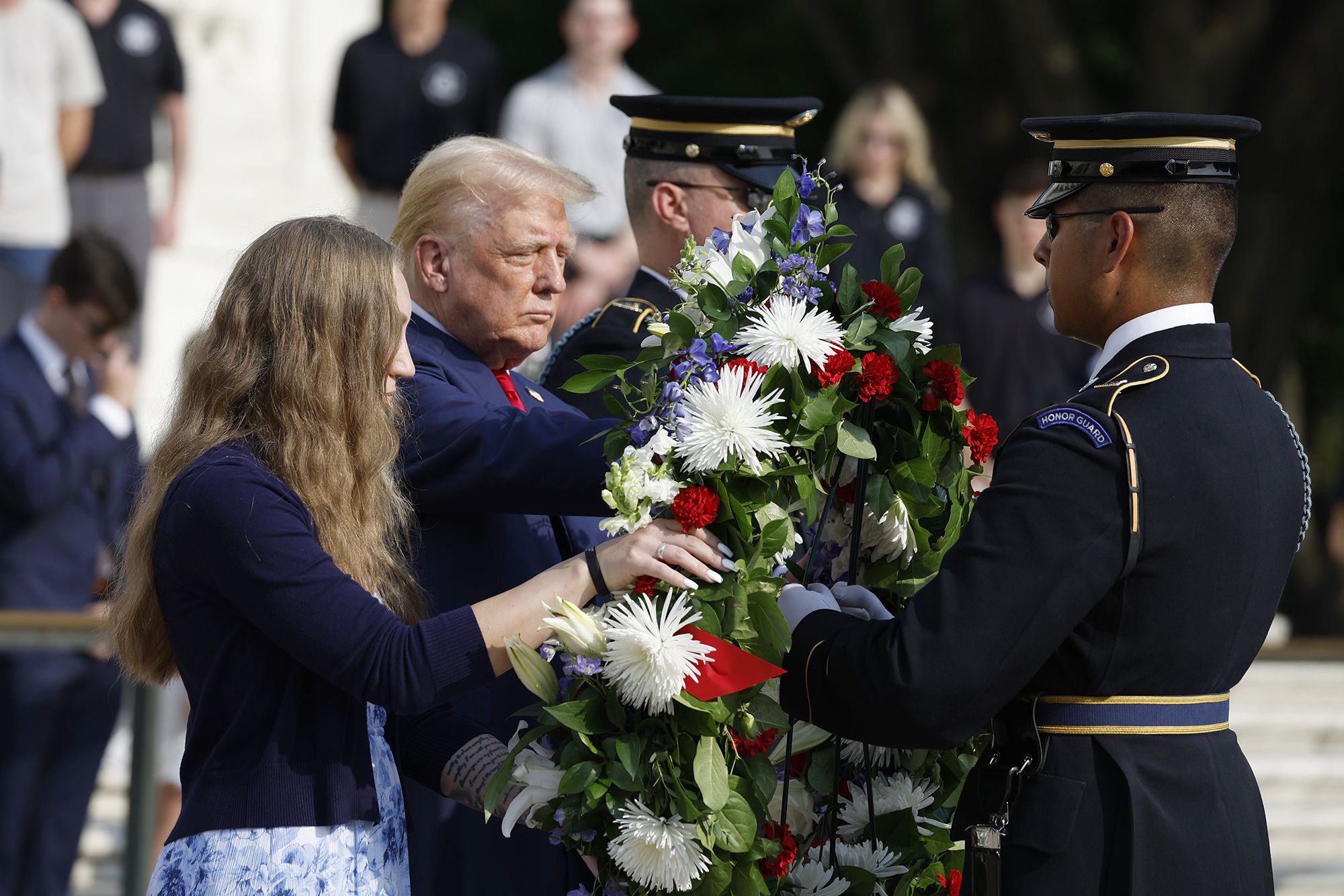 Trump’s Controversial Arlington Cemetery Visit Sparks Outrage Over Violation of Protocols