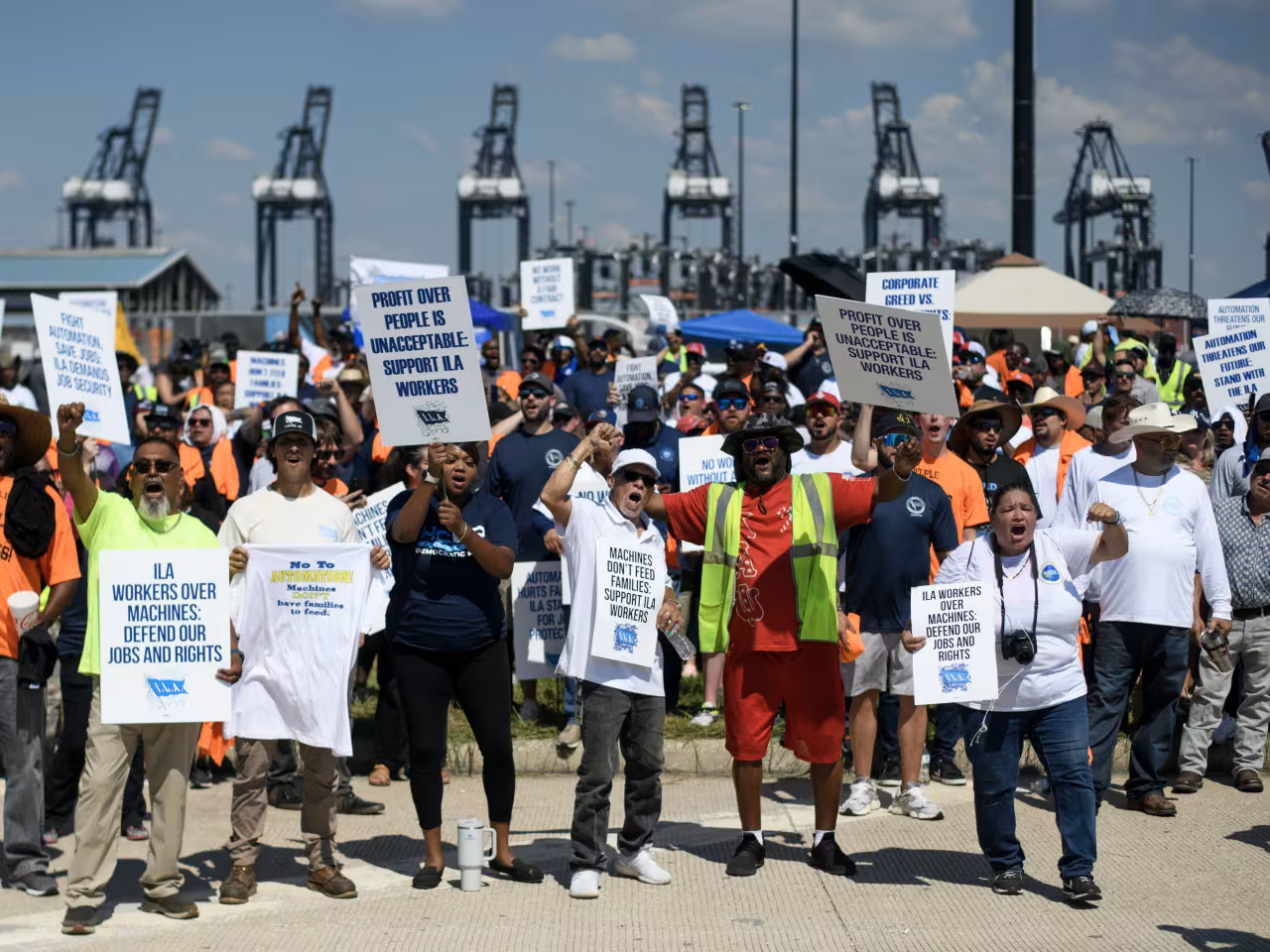 Biden Faces Pressure to Invoke Taft-Hartley Act Amid Ongoing Dockworkers' Strike Disrupting U.S. Ports