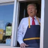 Donald Trump Works at McDonald's in Pennsylvania to Connect with Voters and Launches 'MAGADonald's' Merchandise