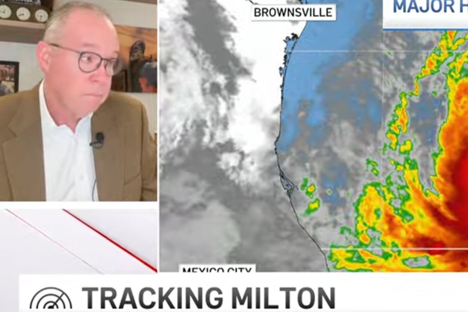 Meteorologist John Morales Breaks Down in Tears While Reporting on the Impending Destruction of Hurricane Milton