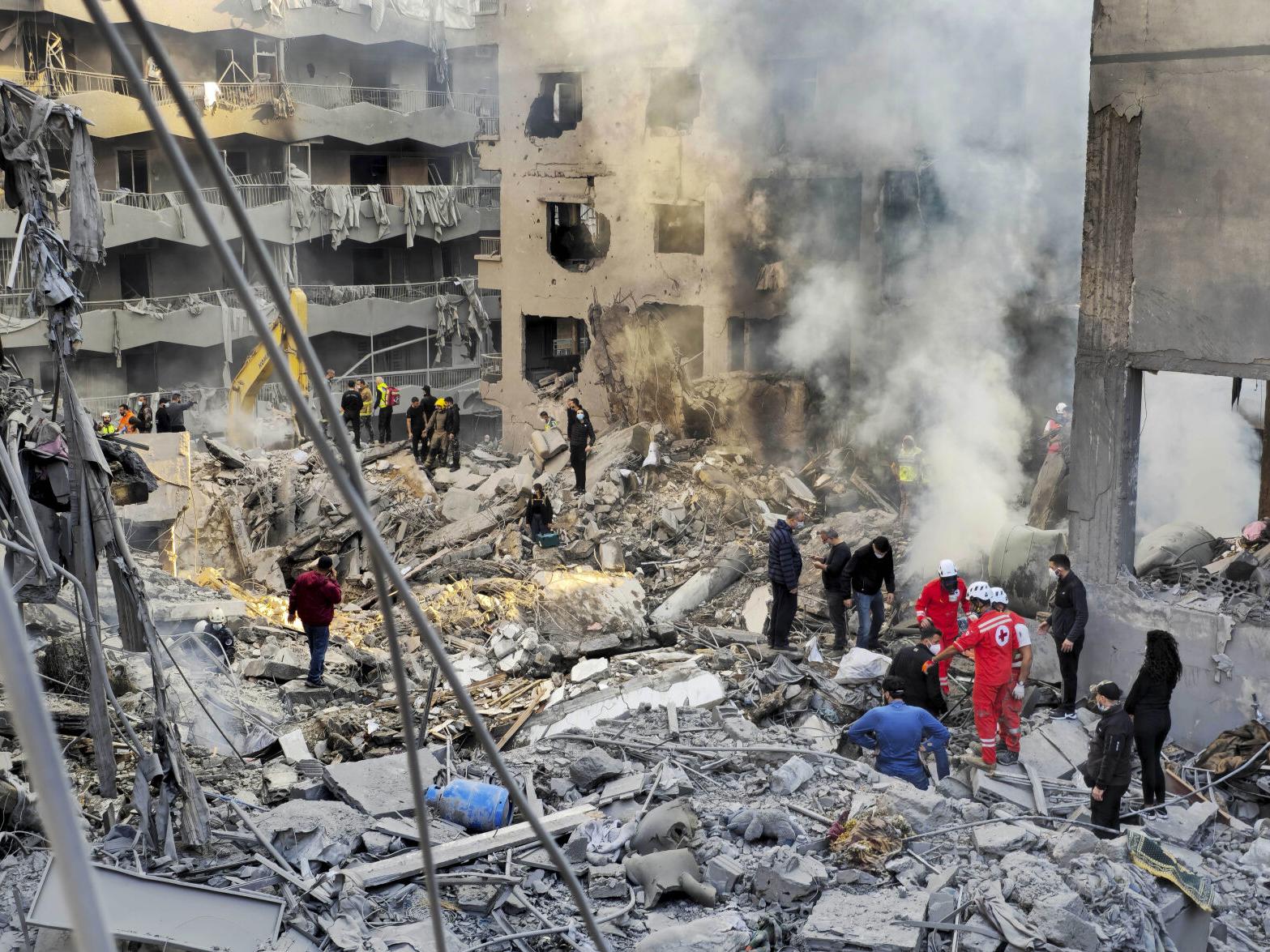 Beirut Airstrikes Escalate Conflict, Killing 20 Amid Stalled Ceasefire Talks and Regional Tensions