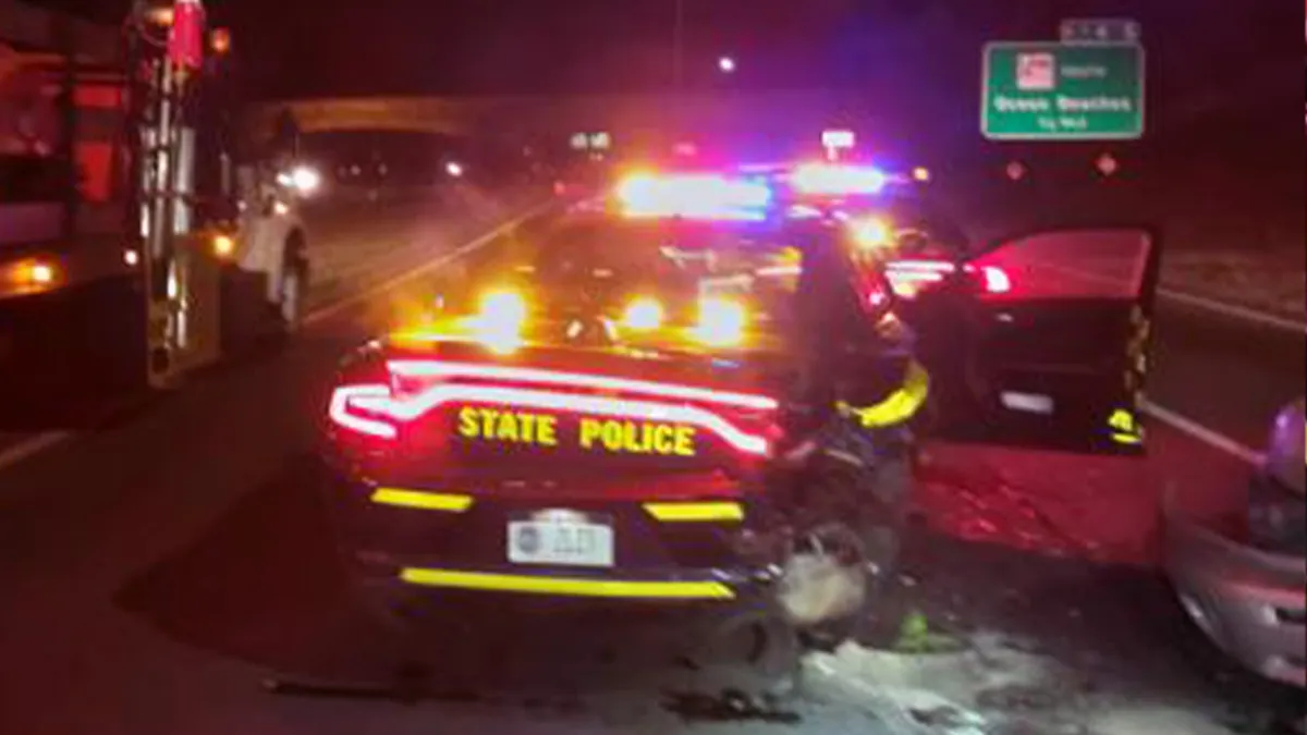 Drunk Driver Strikes Two New York State Police Cars, Injuring Troopers During DUI Investigation