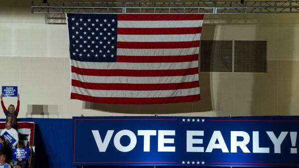 Pro-Trump Signs Dominate Early Voting in Union County, Reflecting Political Anxiety Among Residents