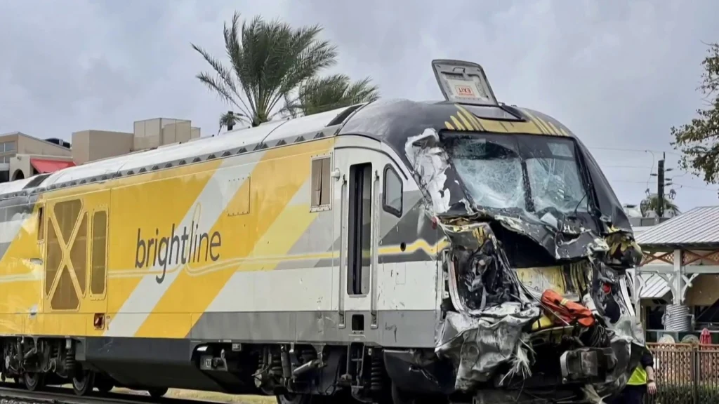 Collision Between Brightline Train and Fire Truck in Florida Leaves 15 Injured, Investigation Underway