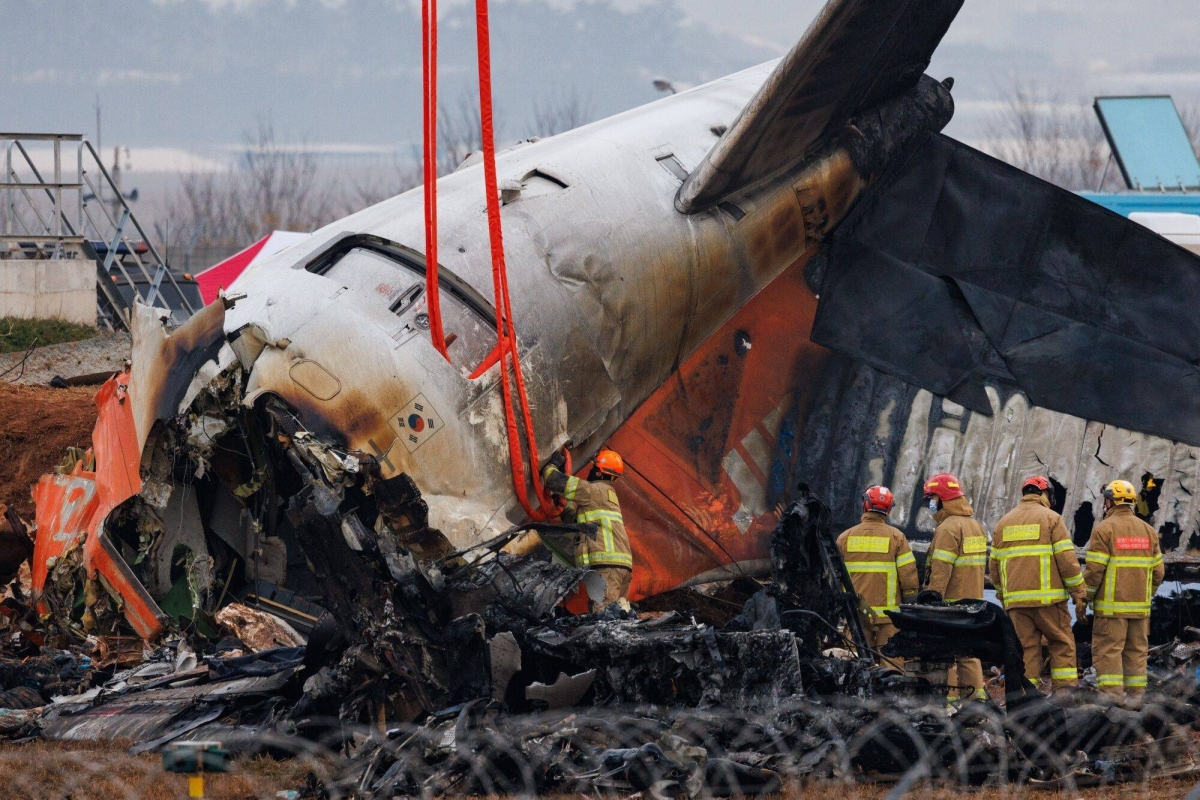 South Korean Airliner Crash at Muan Airport Kills 179, Investigating Bird Strike and Other Factors