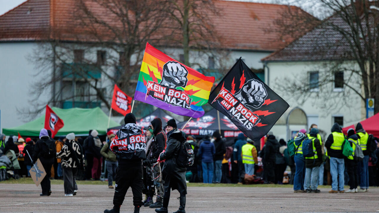 Protests Erupt in Riesa as AfD Chooses Alice Weidel as Chancellor Candidate