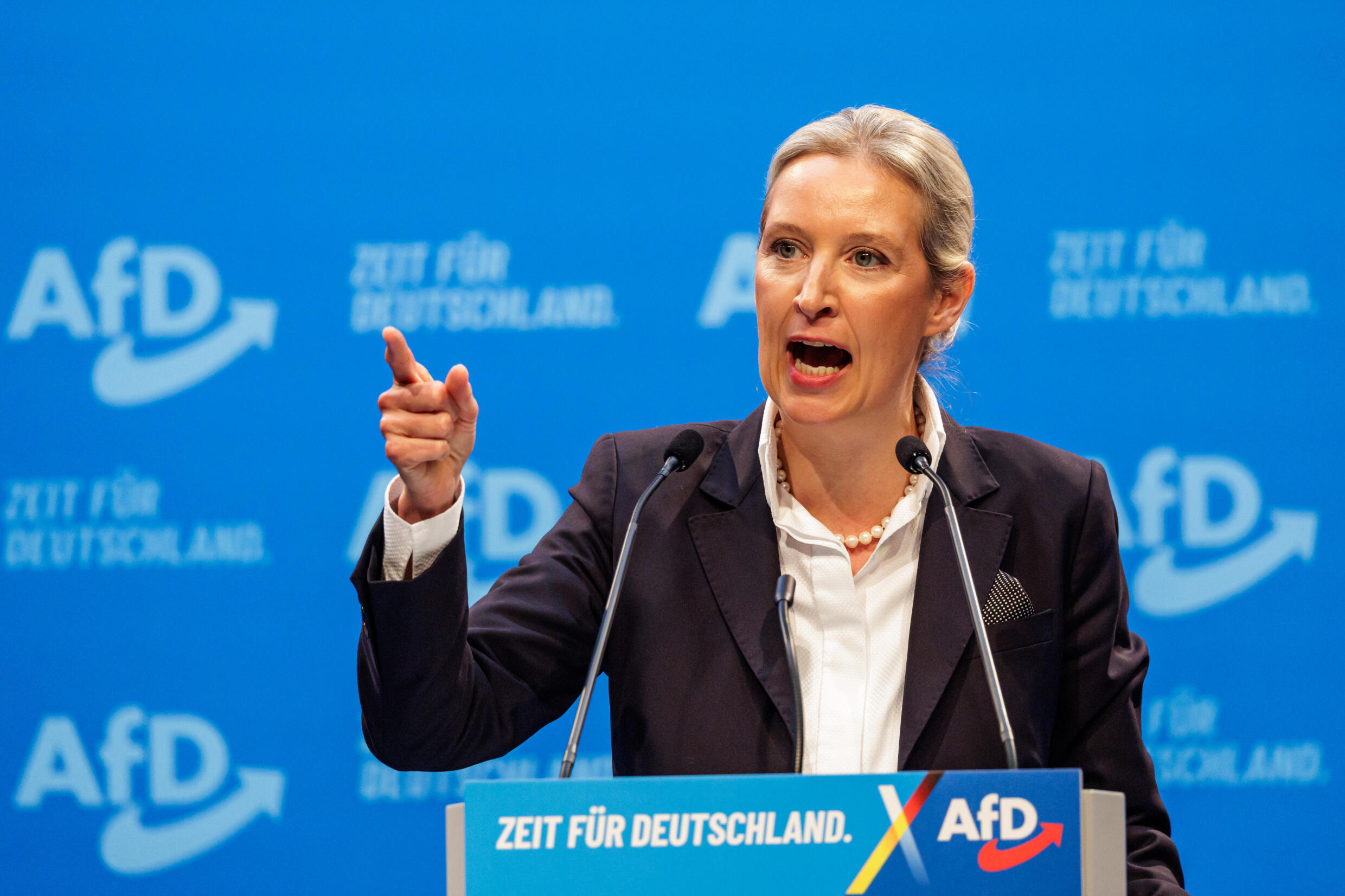 Protests Erupt in Riesa as AfD Chooses Alice Weidel as Chancellor Candidate