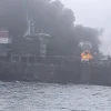 Container Ship Collides With U.S. Tanker Off England’s Coast, Leaving One Missing and Fires Raging